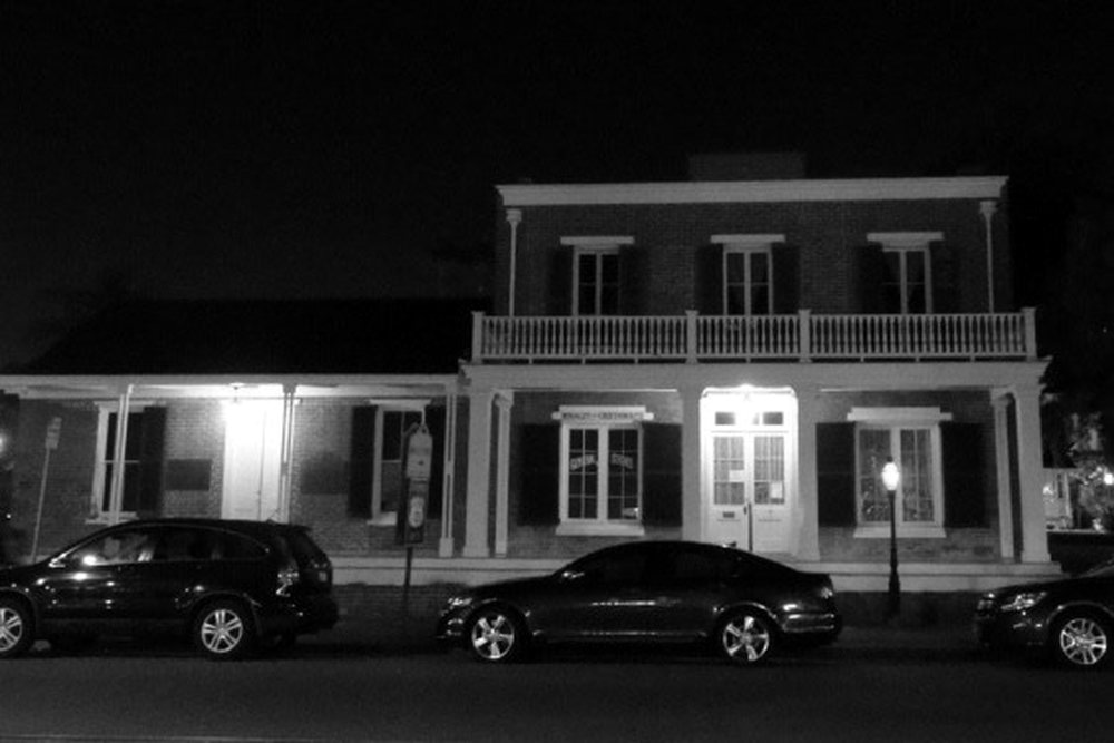 The Whaley House at night